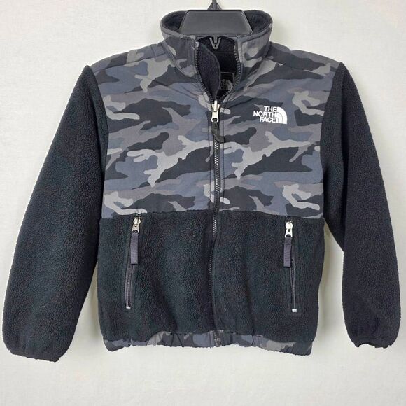 The North Face Boys Camo Polartec Fleece Jacket S - Picture 1 of 11